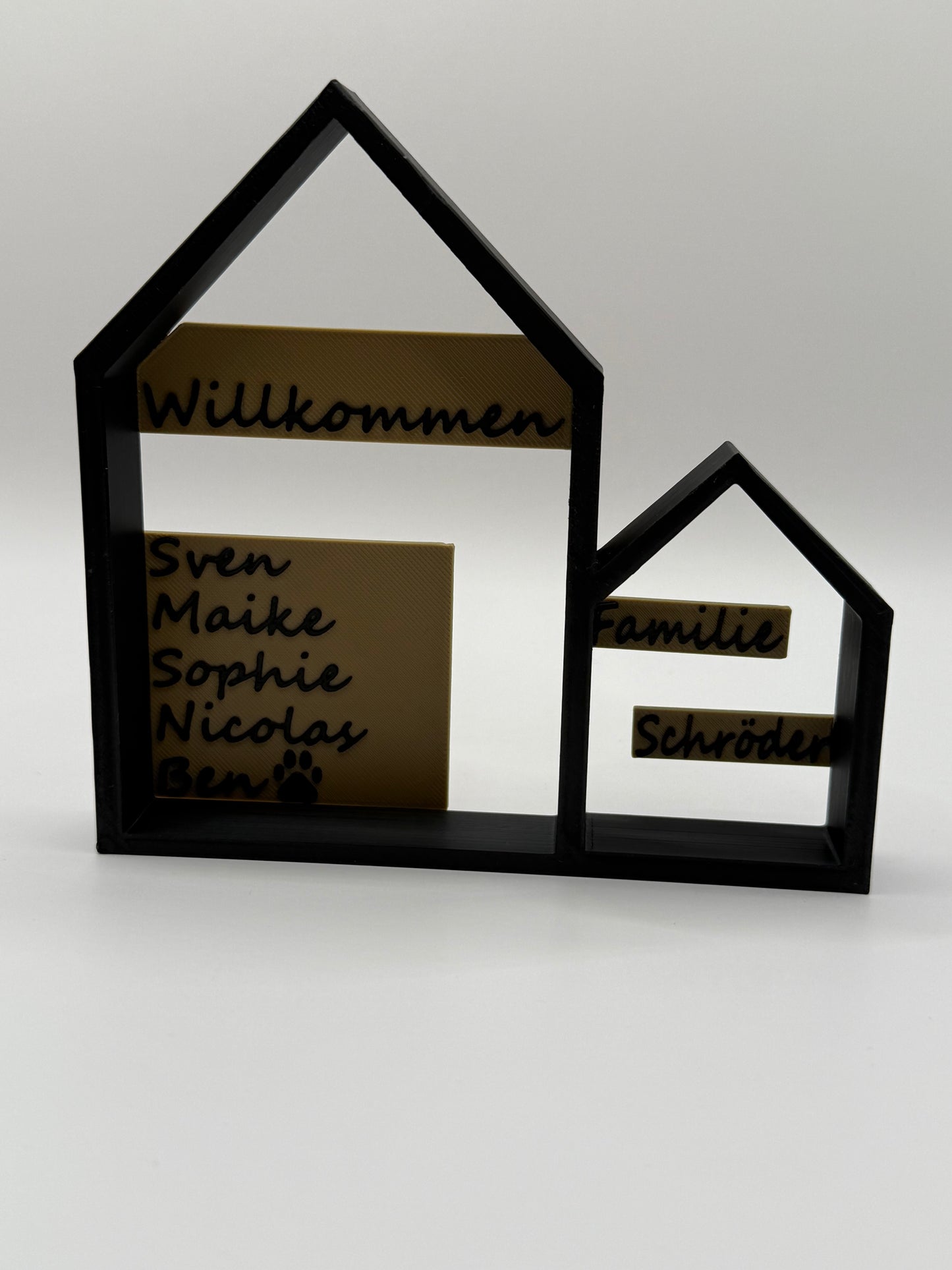 Familienschild Home