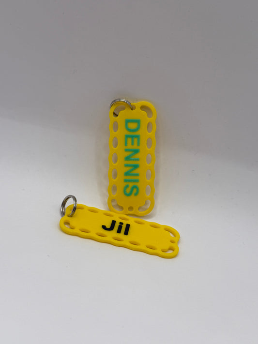 Spineboard - Personalisierter Schluesselanhaenger mit Schlüsselring im Originalen Spineboard Design! 