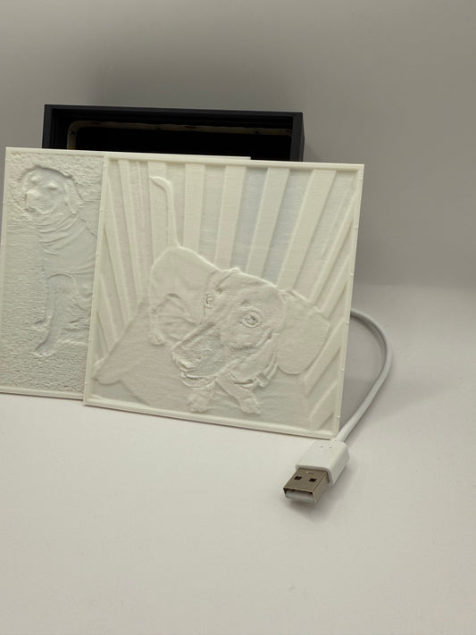 Personalisierte Lithophane – Austauschbare Bilder für deine LED-Box