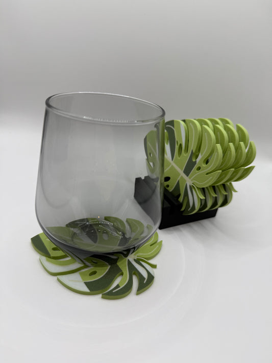 Monstera Untersetzer Tropic